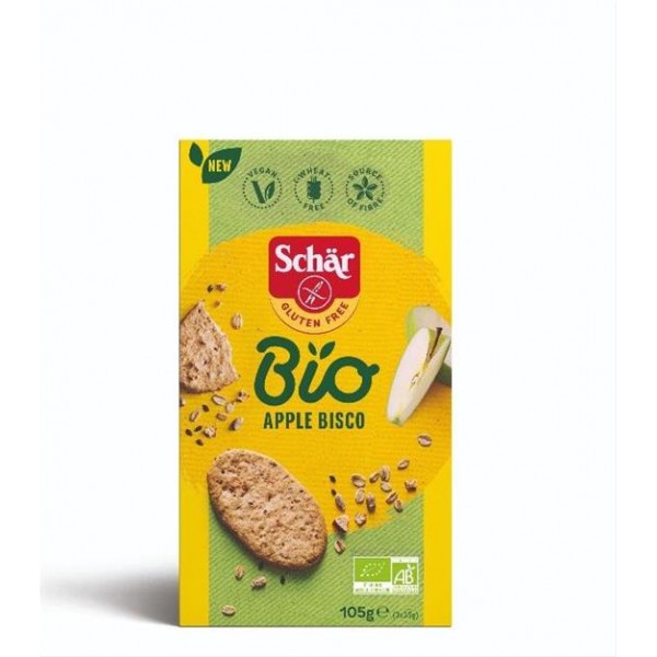 Sušienky Apple bisco bezlepkové Bio 105g Schär