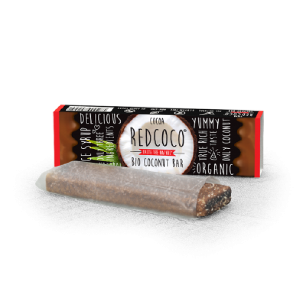 Kokosová tyčinka Redcoco kakao BIO 40g