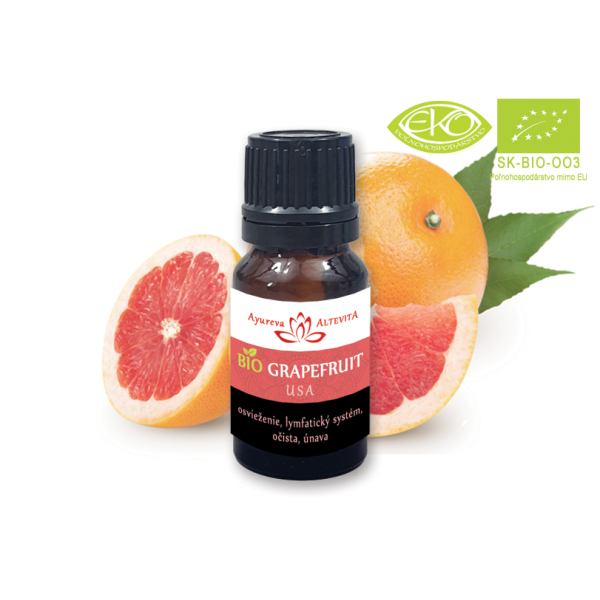 Grapefruit Bio Esenciálny Olej 10ml 