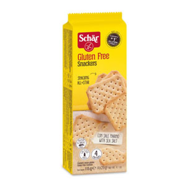 Krekry Snackers slané bezgluténové (4x29g) 115g Schär